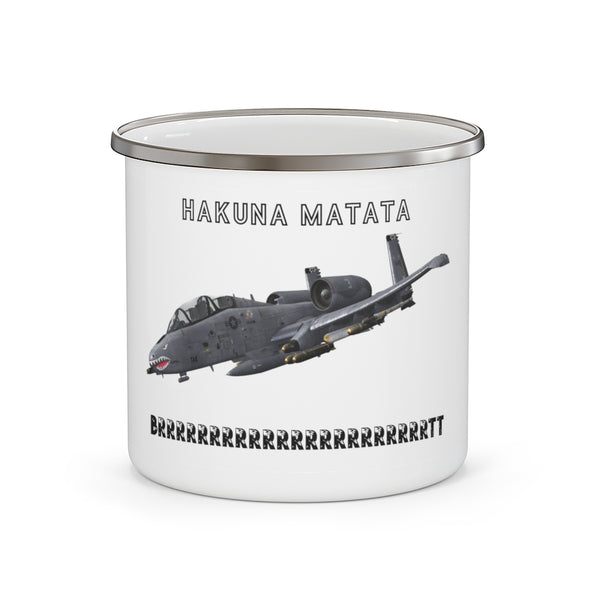 Hakuna Matata Enamel Camping Mug