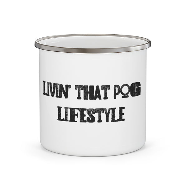 Livin' That POG Lifestyle Enamel Camping Mug