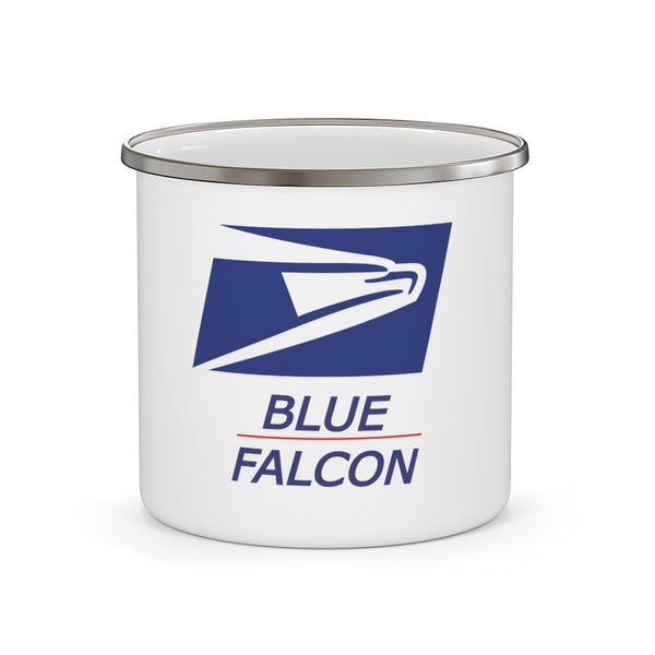 Blue Falcon Enamel Camping Mug