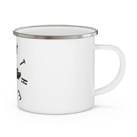 Frank The Tank Olive Drab Enamel Camping Mug