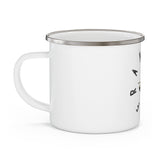 Frank The Tank Tan Enamel Camping Mug