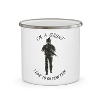 I'm A Grunt Enamel Camping Mug