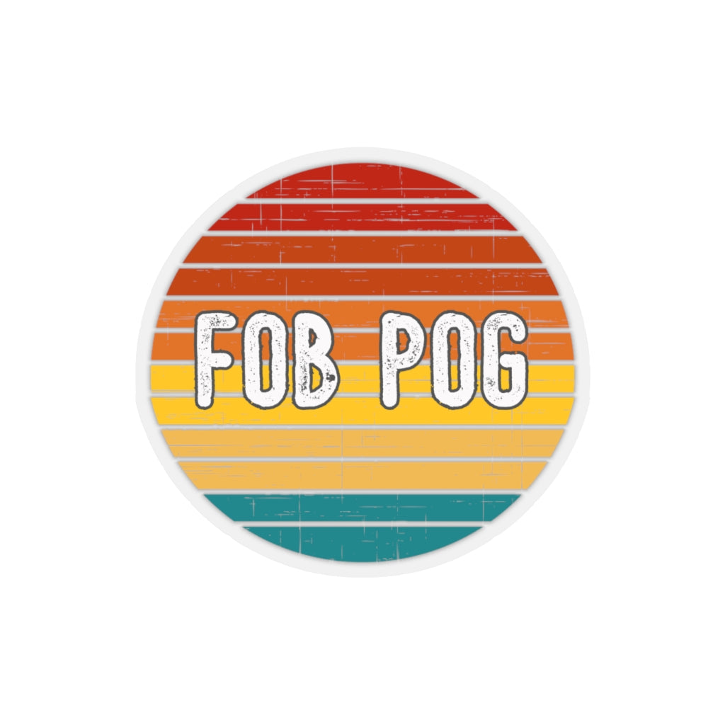 Retro FOB POG Sticker