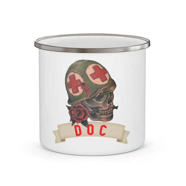 DOC Retro Enamel Camping Mug